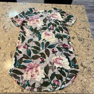 Floral Short Sleeve Dress